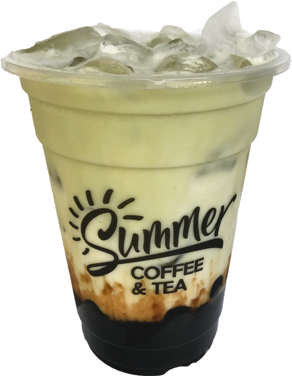 Brown Sugar Matcha Boba Summer Signature Melaka, Malaysia - Caffeinated Drink (800x800), Png Download
