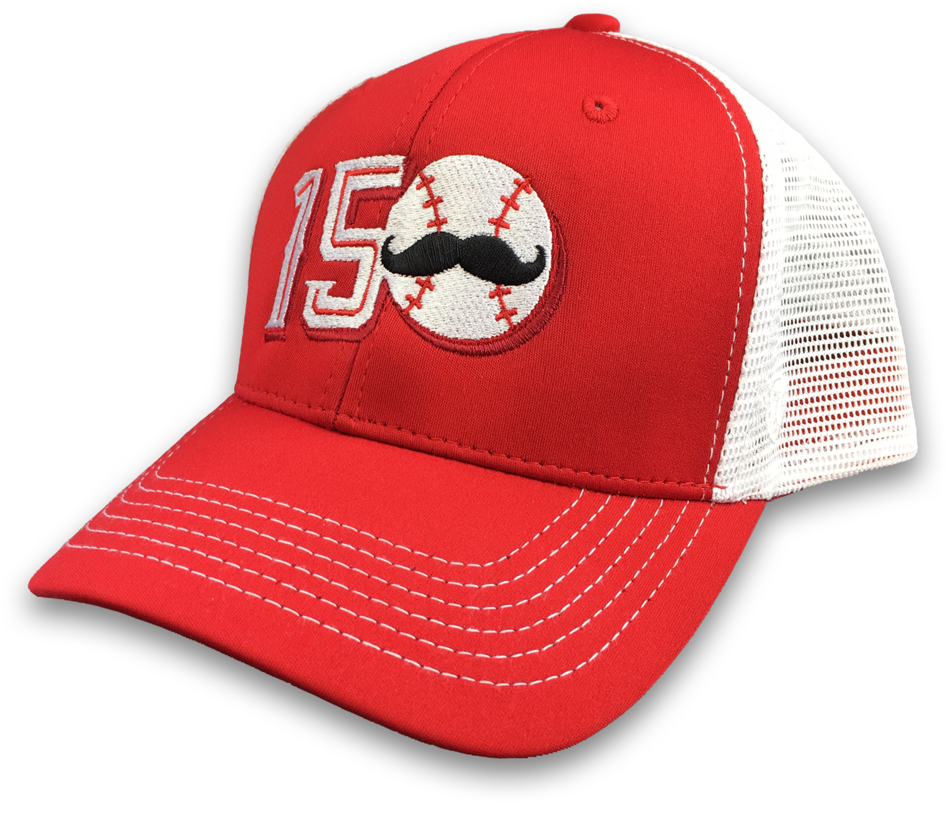 Cincinnati Baseball Adjustable Trucker Hat - Baseball Cap (2048x2048), Png Download
