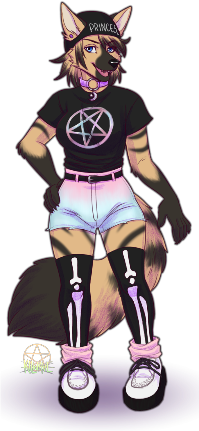 Pastels & Black - Cartoon (698x1500), Png Download