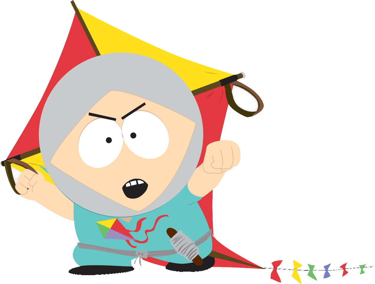 South Park The Fractured But Whole Human Kite (1272x962), Png Download