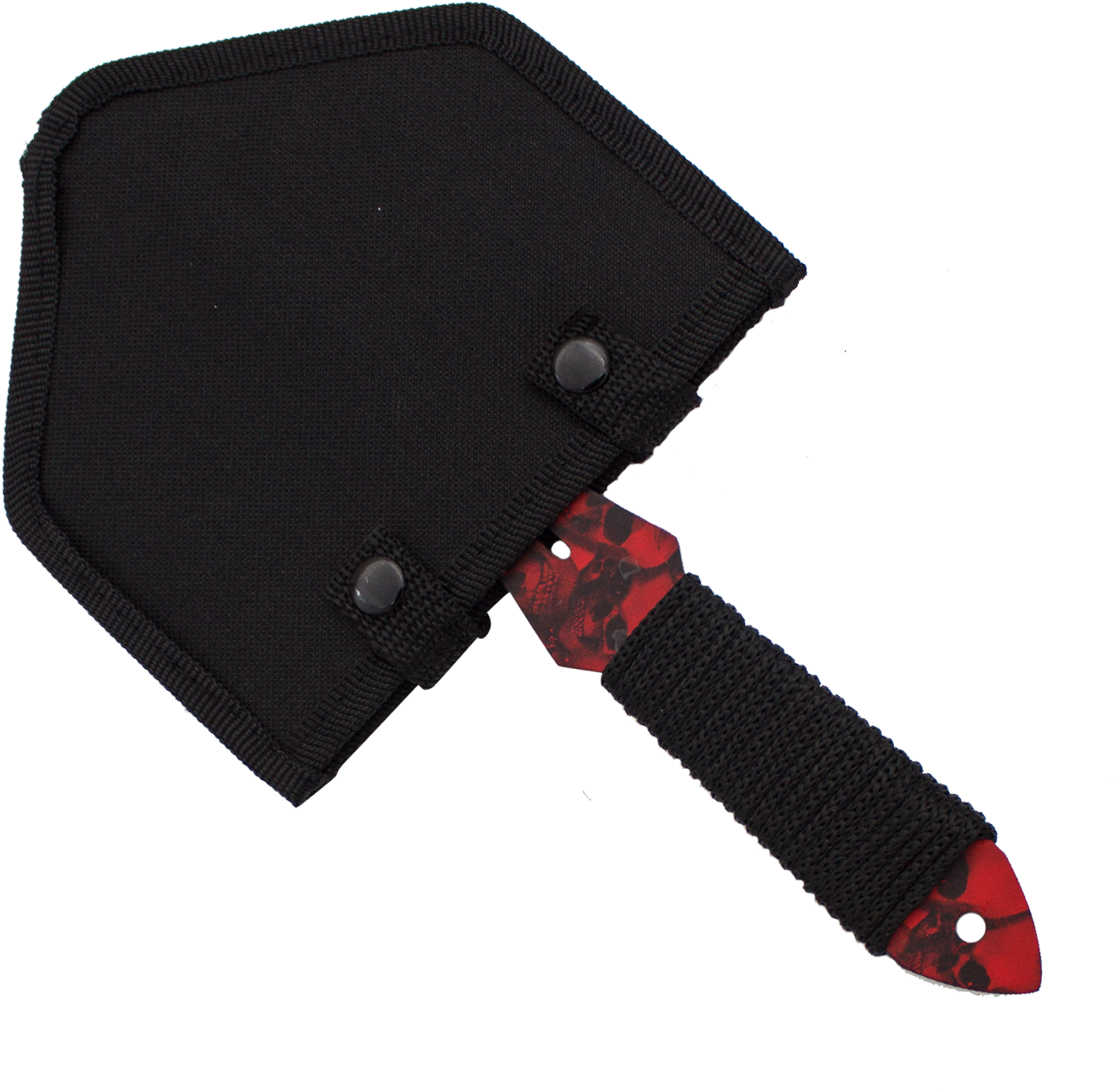 Red Skull Medieval Style Throwing Axe - Hunting Knife (1500x1500), Png Download