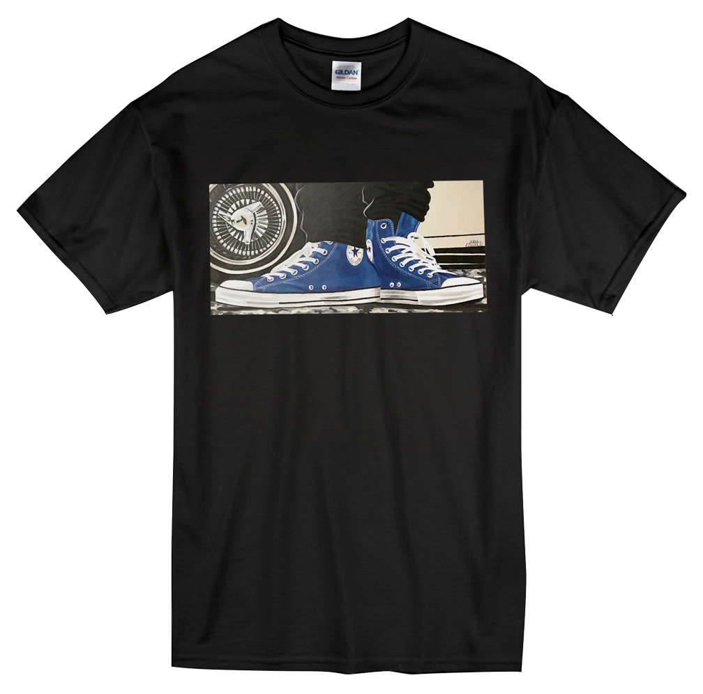 "the Street" Blue Line Limited Edition Short Sleeve - T-shirt (1024x1024), Png Download