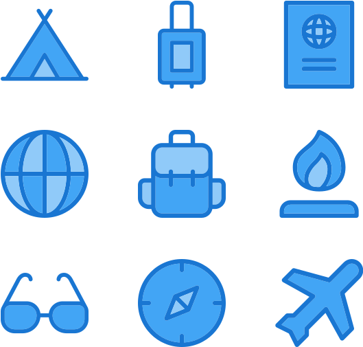 Travel & Transportation (600x564), Png Download