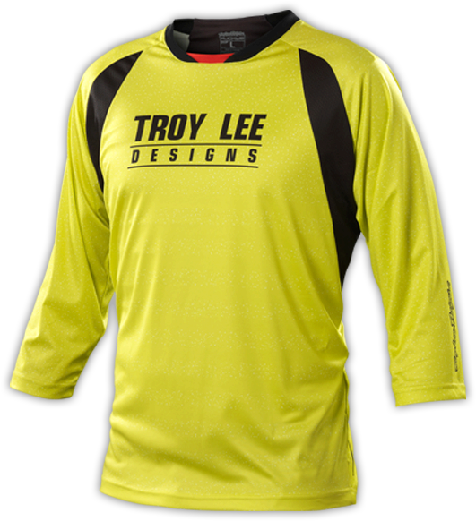 Screaming Logos - Troy Lee Ruckus Jersey Spec Lime (600x600), Png Download