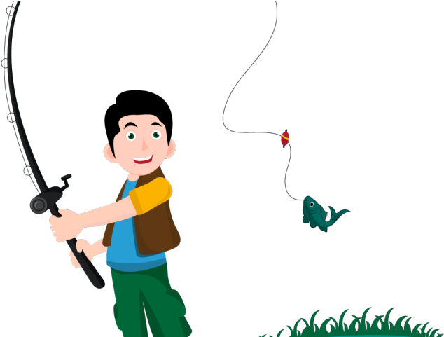 Fishing Pole Clipart Png Transparent - Angling (640x480), Png Download