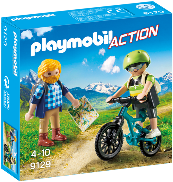 Playmobil Summer Fun/action Biker & Hiker - Playmobil 9129 (940x658), Png Download