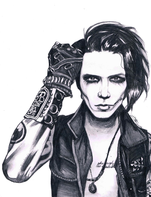 Transparent Andy Biersack Tumblr Png Andy Biersack - Black Veil Brides Fan Art (500x651), Png Download