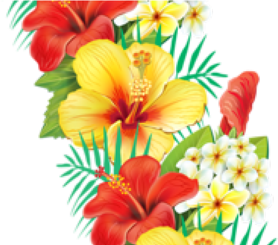 Tropical Clipart Exotic Flower - Hawaiian Tropical Flower Transparent (640x480), Png Download