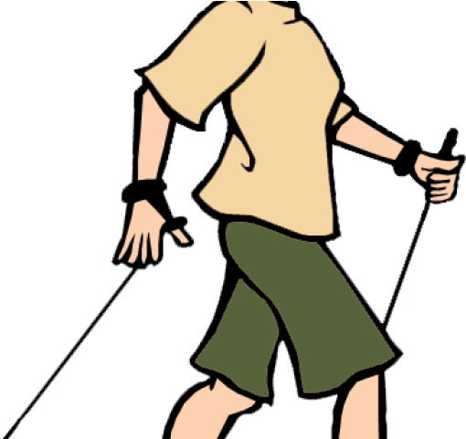 Hiking Clipart Woman Hiker (640x480), Png Download