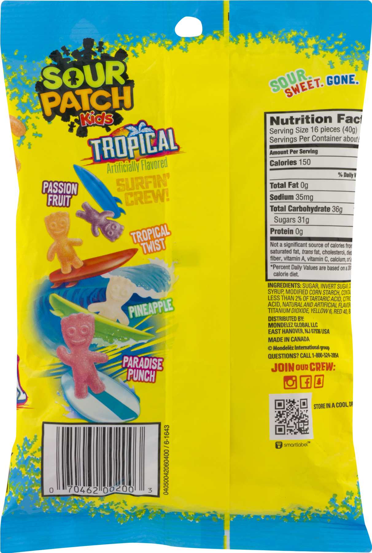 Sour Patch Kids (1800x1800), Png Download