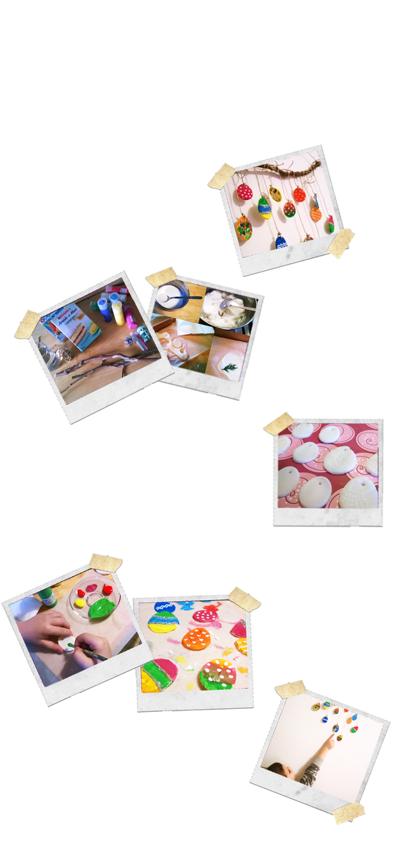 Baking Soda Clay Easter Decorations By Blu - Baby Toys (800x1714), Png Download