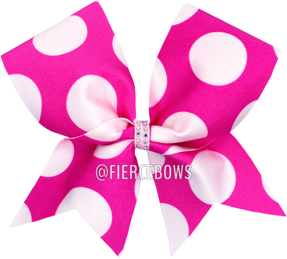Bubblegum Polka Dot Bow - Polka Dot (1024x1024), Png Download