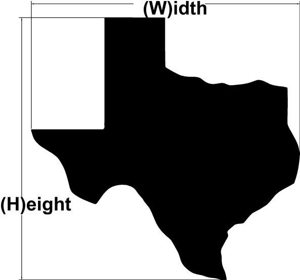 Texas (600x559), Png Download