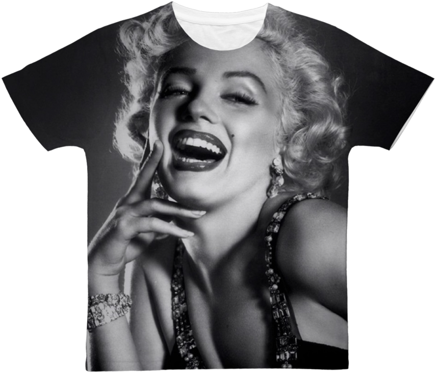 Marilyn Monroe ﻿classic Sublimation Adult T-shirt - Marilyn Monroe Beauty Spot (900x900), Png Download