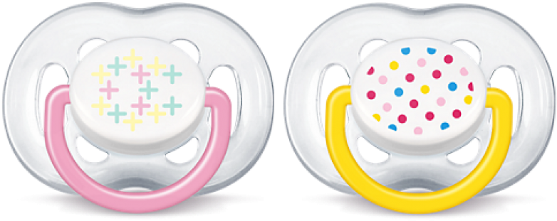 Contemporary Freeflow Bpa Free Soother /pacifier 6-18m - Pacifier (799x704), Png Download
