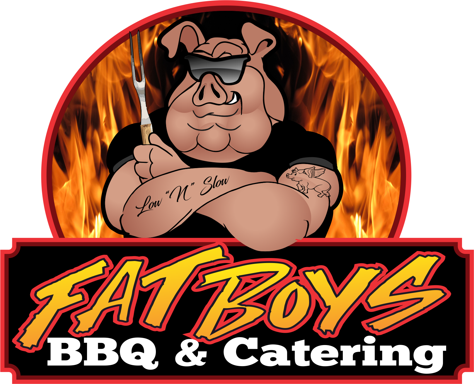 Fat Boys Bbq Logo (1618x1311), Png Download