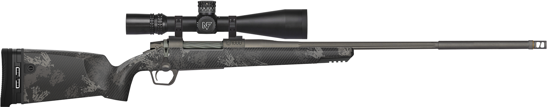 Gunwerks Magnus With Nightforce Atacr 5-25x56 - Gunwerks Magnus (1800x507), Png Download