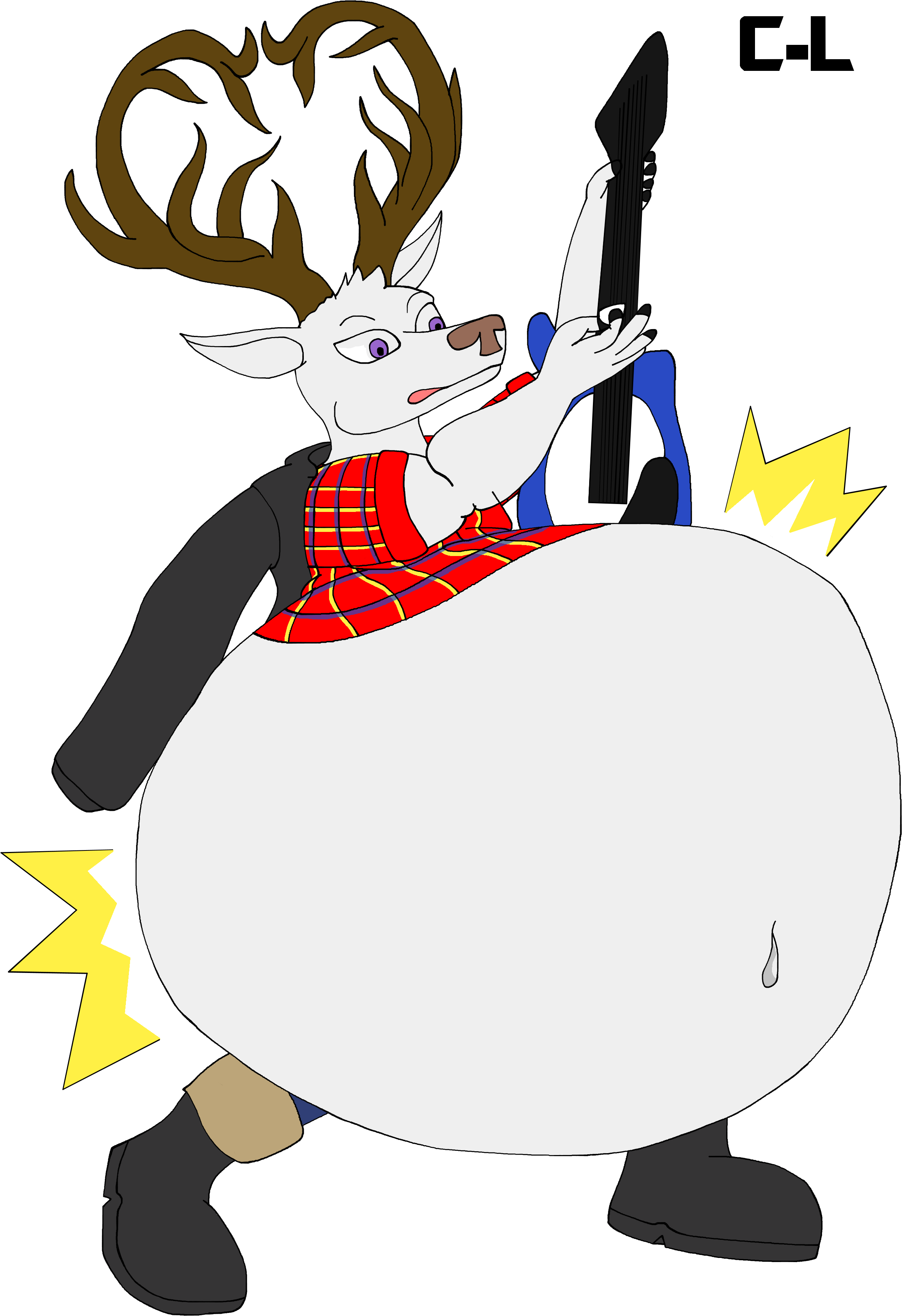 The Same Anonymous Commissioner Wanted Me To Draw A - Cartoon (2480x3636), Png Download