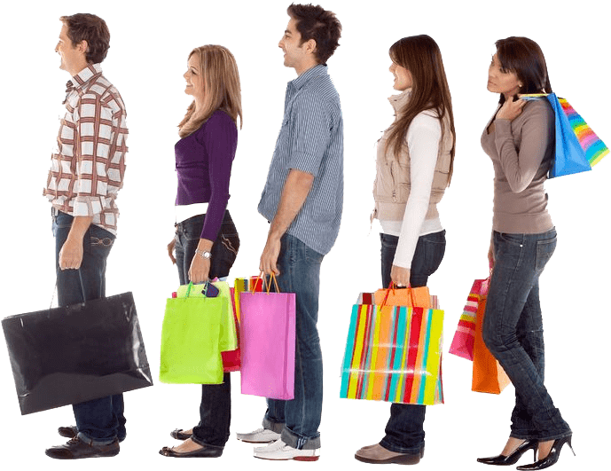Ends 11/22/17 - People Lined Up Around The Block (806x594), Png Download