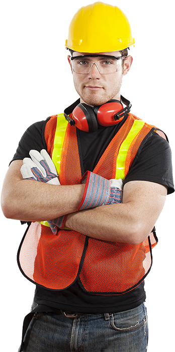 Safety Construction Worker (669x700), Png Download