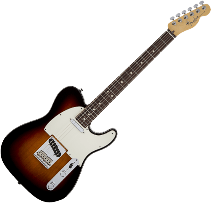 Fender American Standard Telecaster 3ts Sunburst Electric - Fender Stratocaster American Standard Sunburst (894x894), Png Download