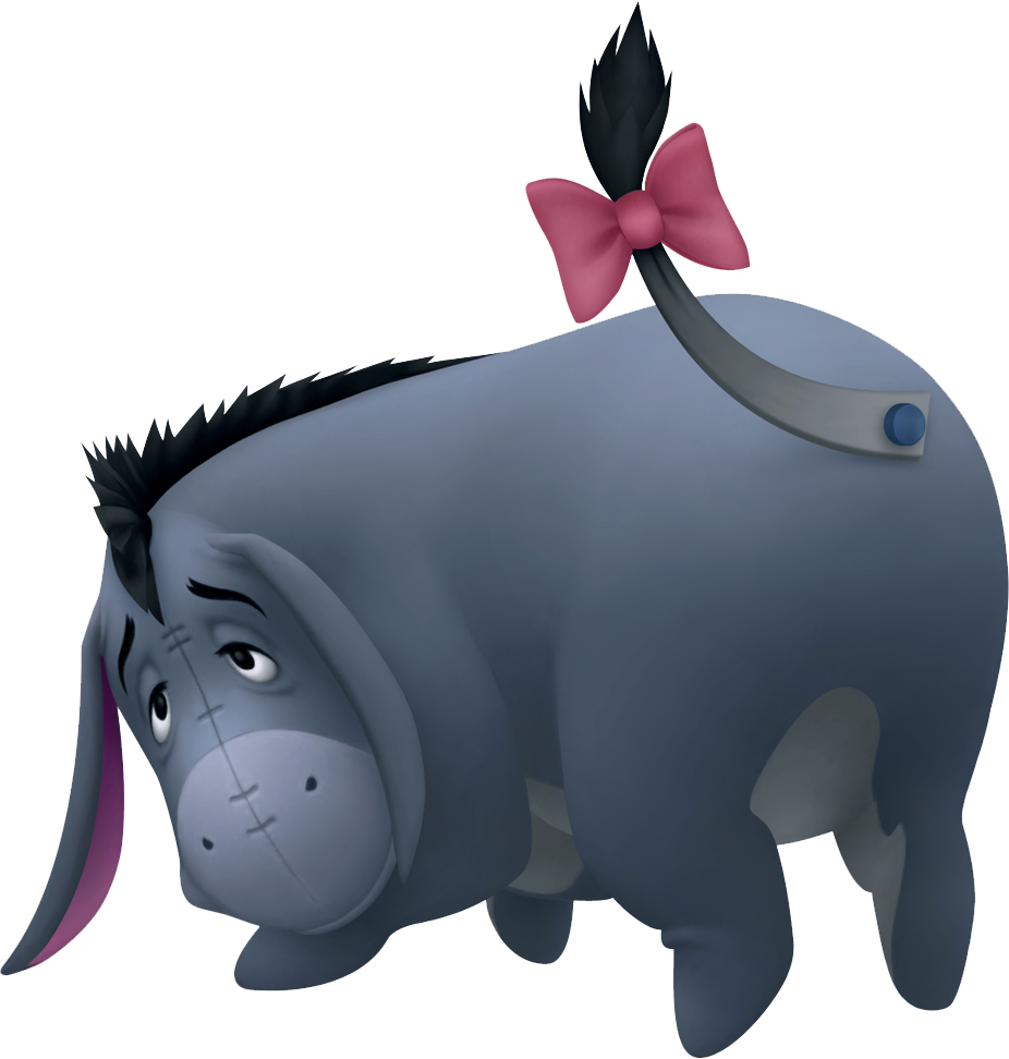 Kingdom Hearts Wiki Β - Kingdom Hearts Eeyore (926x972), Png Download