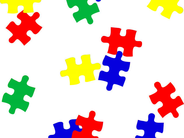 Cartoon Puzzle Pieces - Puzzle Pieces Clipart Transparent (640x480), Png Download