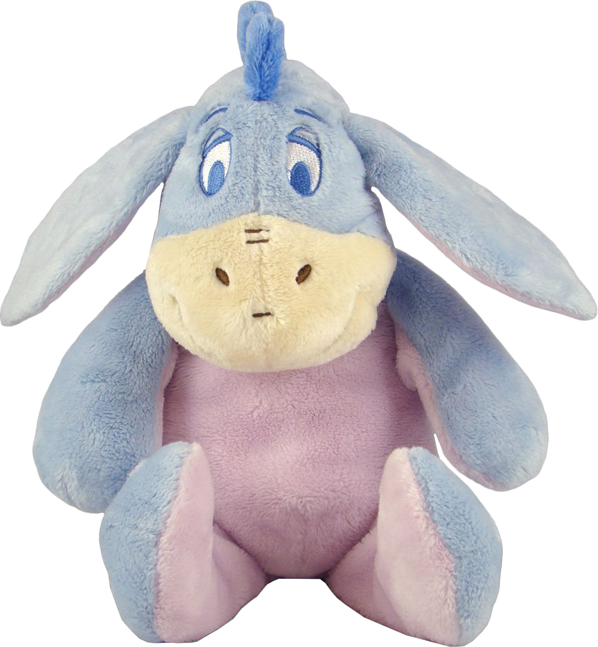 Winnie The Pooh - Eeyore Teddy Bear (860x930), Png Download