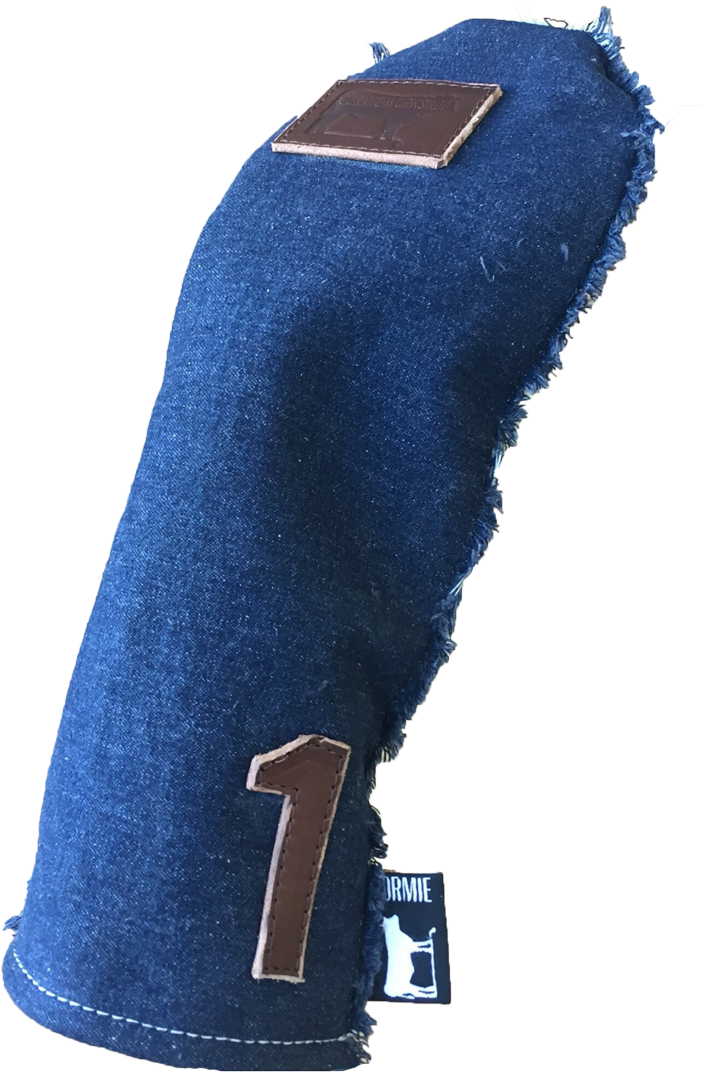 Dormie Workshop Canadian Tuxedo Leather Golf Headcover (829x1080), Png Download