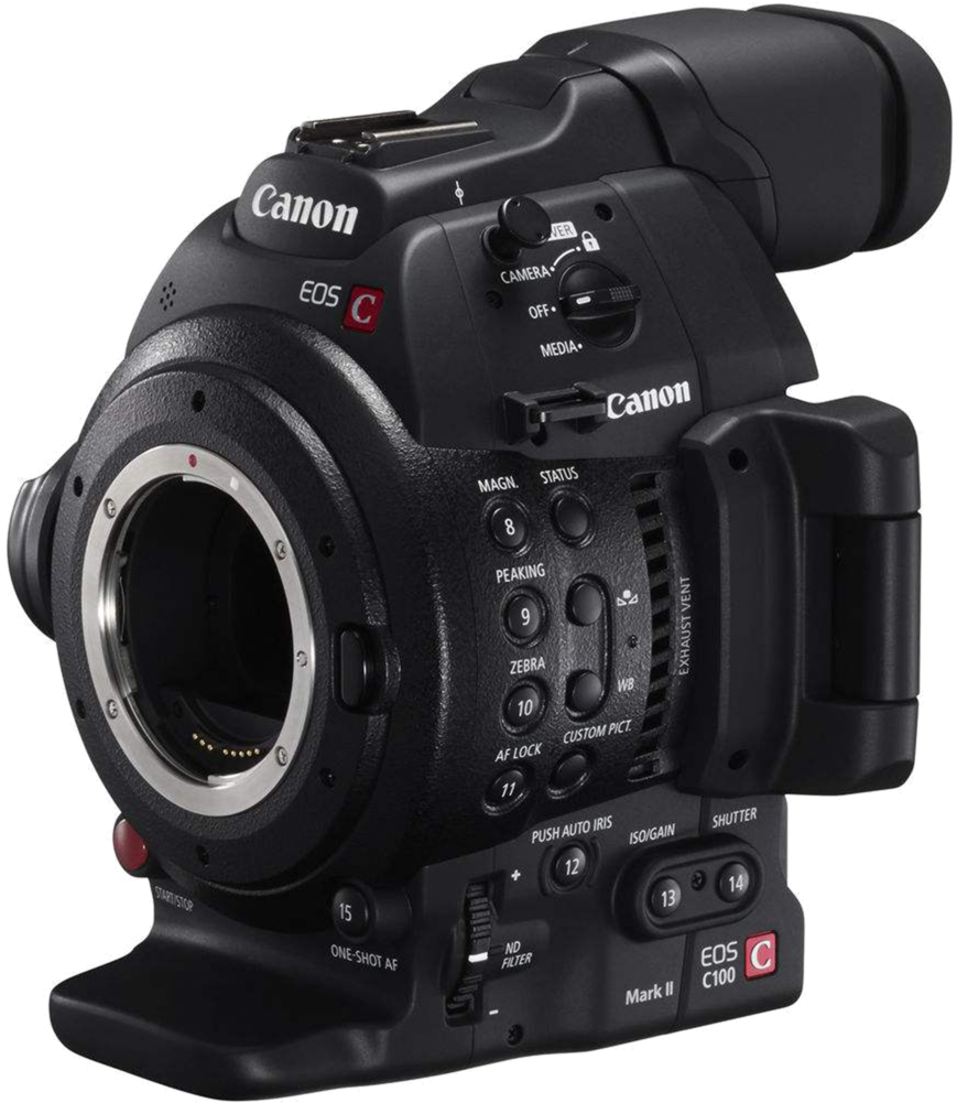 Canon C300 Mark Ii - Canon Eos C100 Mark Ii (1000x1000), Png Download