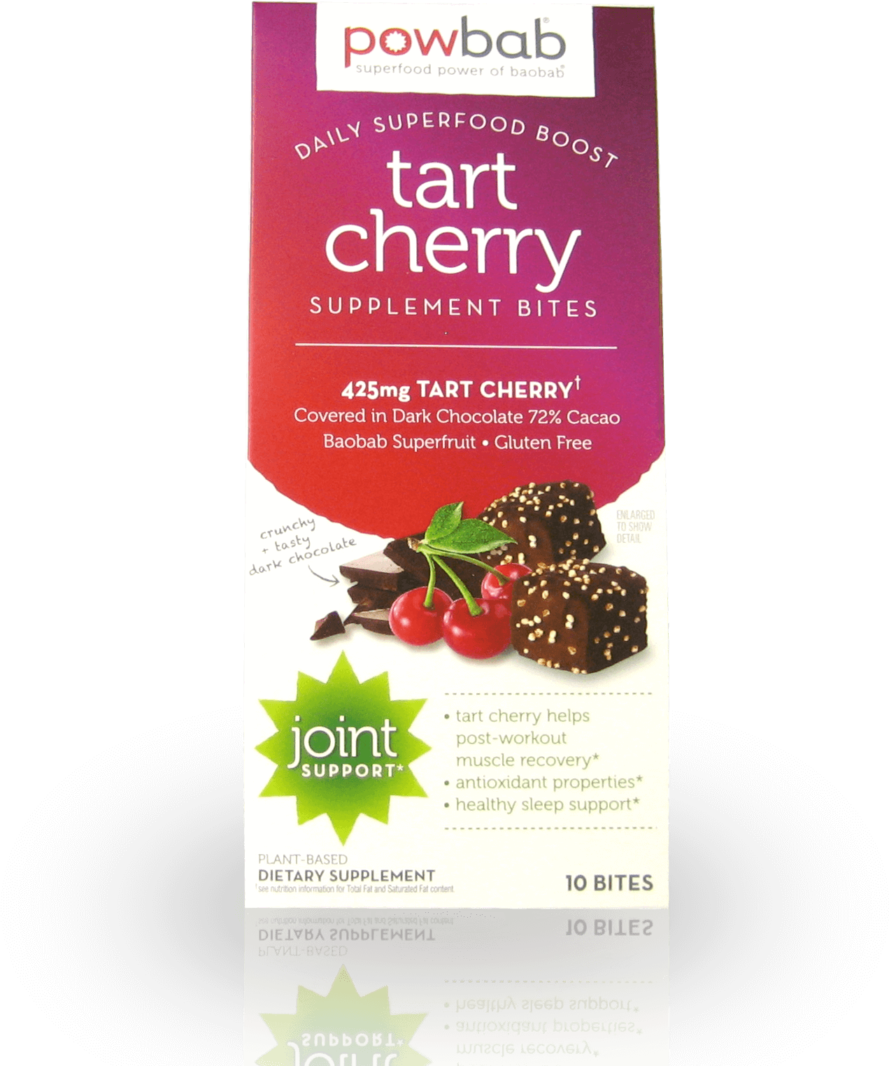 Powbab Tart Cherry Supplement Bites - Flyer (1600x1600), Png Download