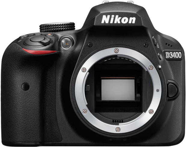 Nikon D3400 Dslr Camera 18 55 Af P Kit - Canon Eos 5ds R (760x645), Png Download