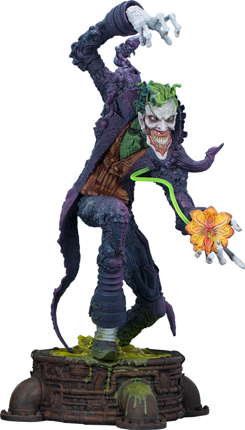 Sideshow Collectibles The Joker Statue - Joker (480x843), Png Download