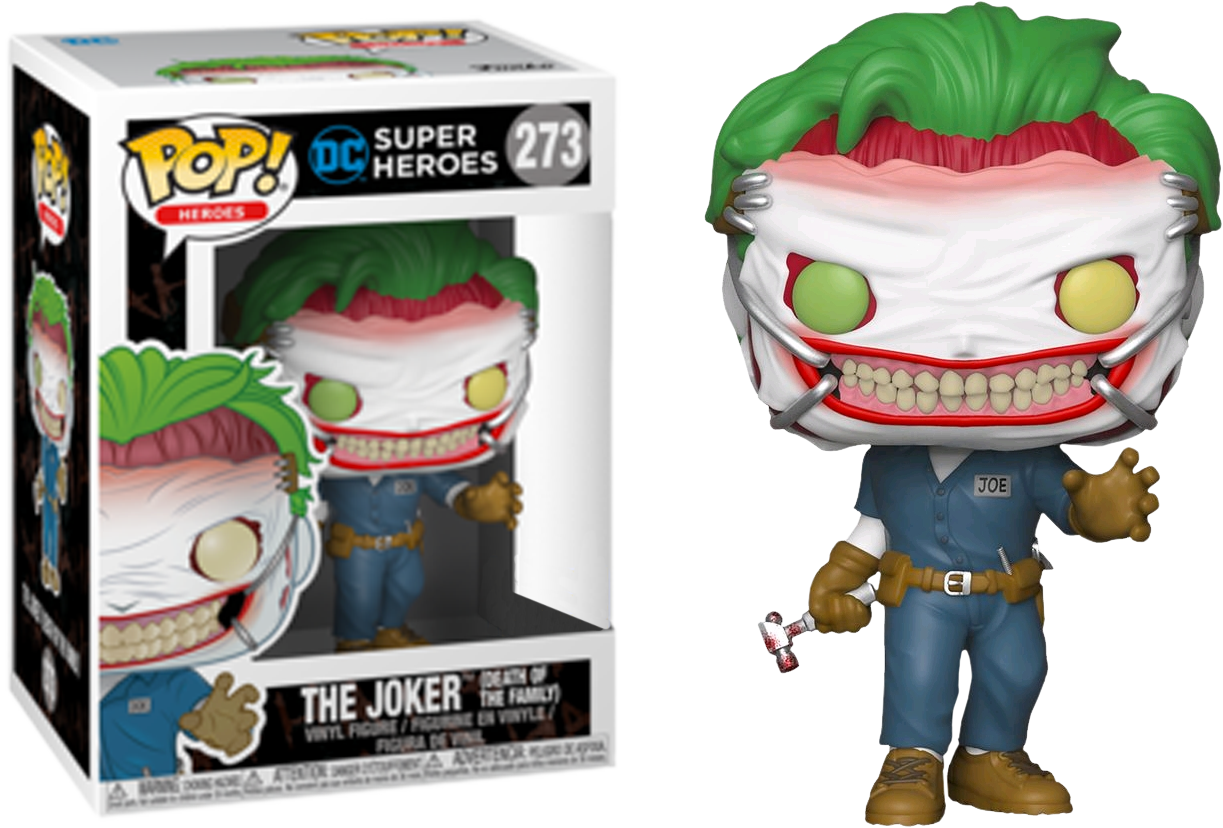 Death Of The Family - Joker Funko Pop (1223x828), Png Download