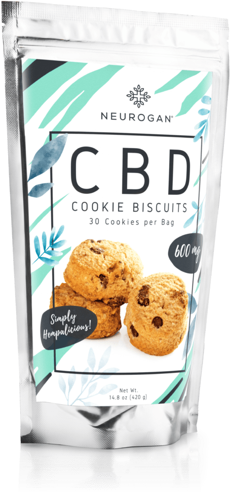 Neurogan Cbd Chocolate Chip Cookie - Chocolate Chip Cookie (1000x1000), Png Download