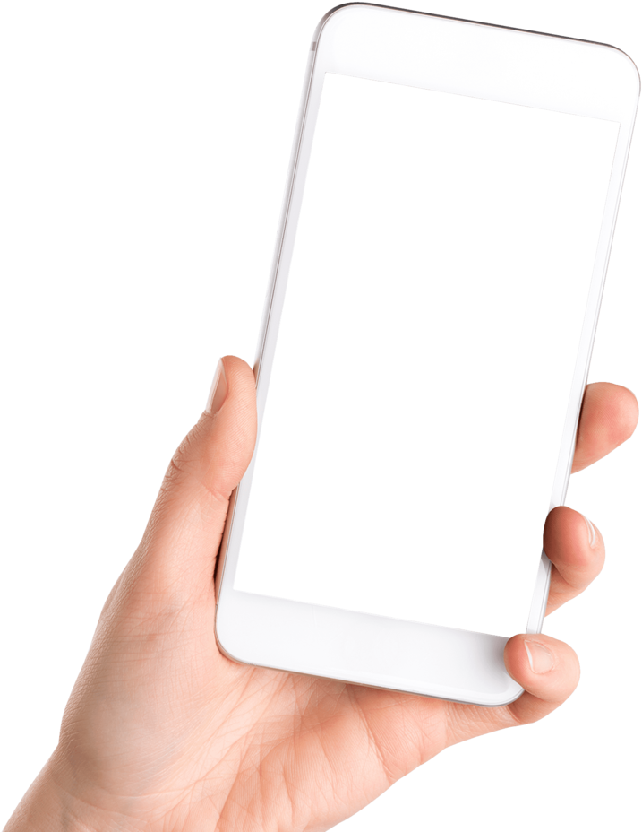 Hand Holding Smartphone - Phone In Hand Png (800x955), Png Download