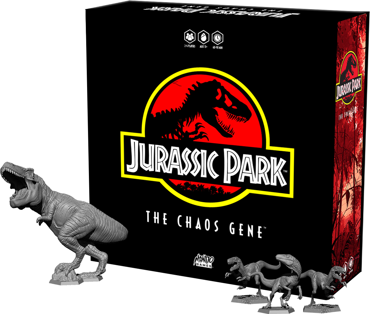 Game Description - Jurassic Park Chaos Gene Board Game (1356x1126), Png Download