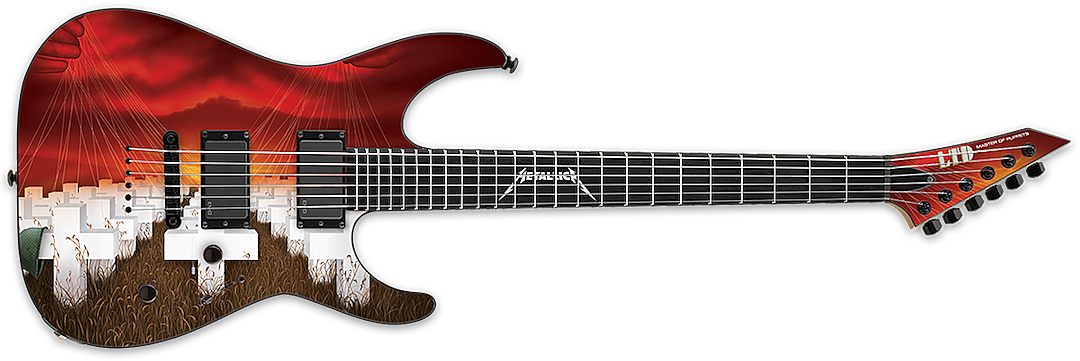Esp Ltd M 100fm Stblk (1080x367), Png Download