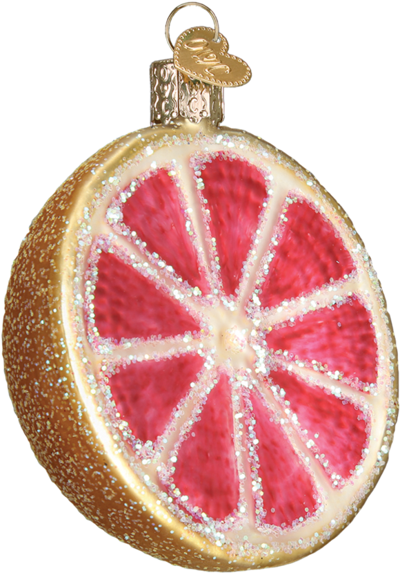 Grapefruit 28117 Old World Christmas Ornament - Locket (950x950), Png Download