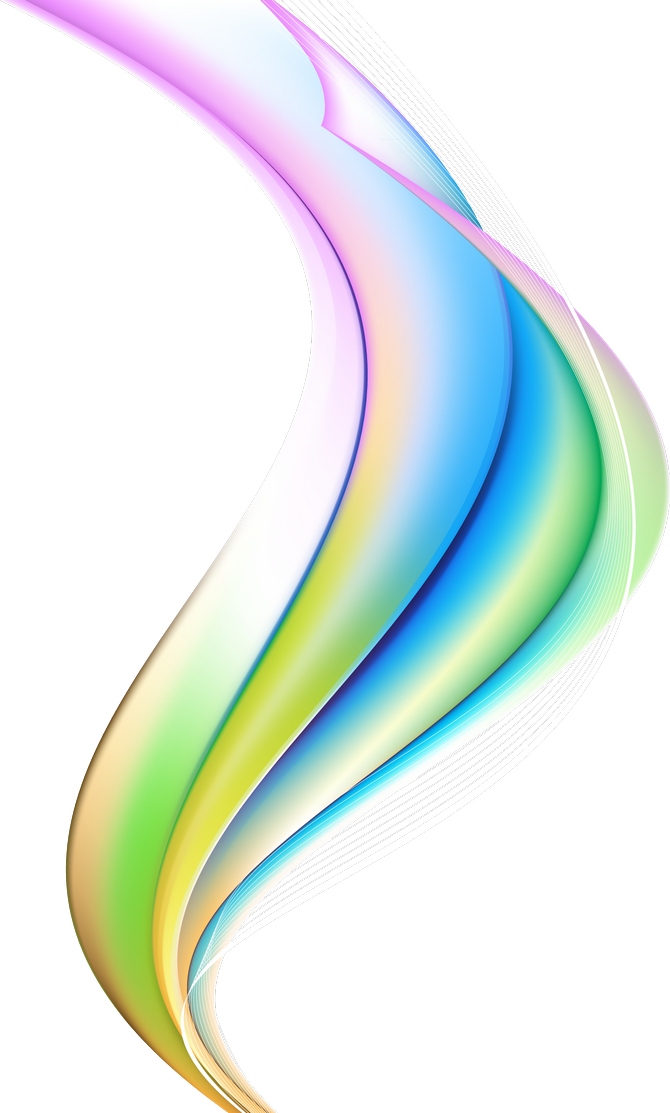 Волнистая Линия Wavy Line - Süsler Png (670x1113), Png Download