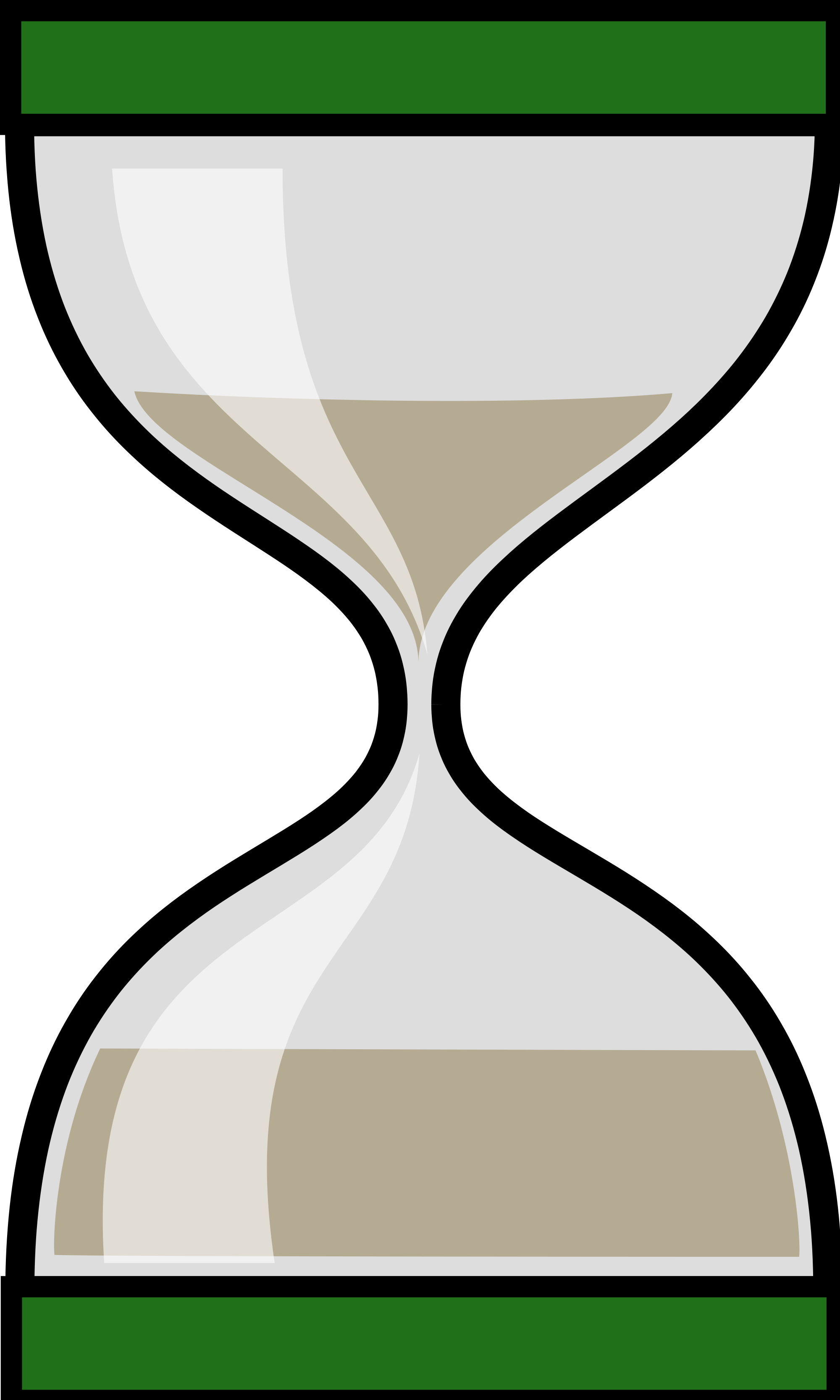 Svg Free File Greenhourglass Wikimedia Commons Open - Green Hourglass Png (2000x3333), Png Download