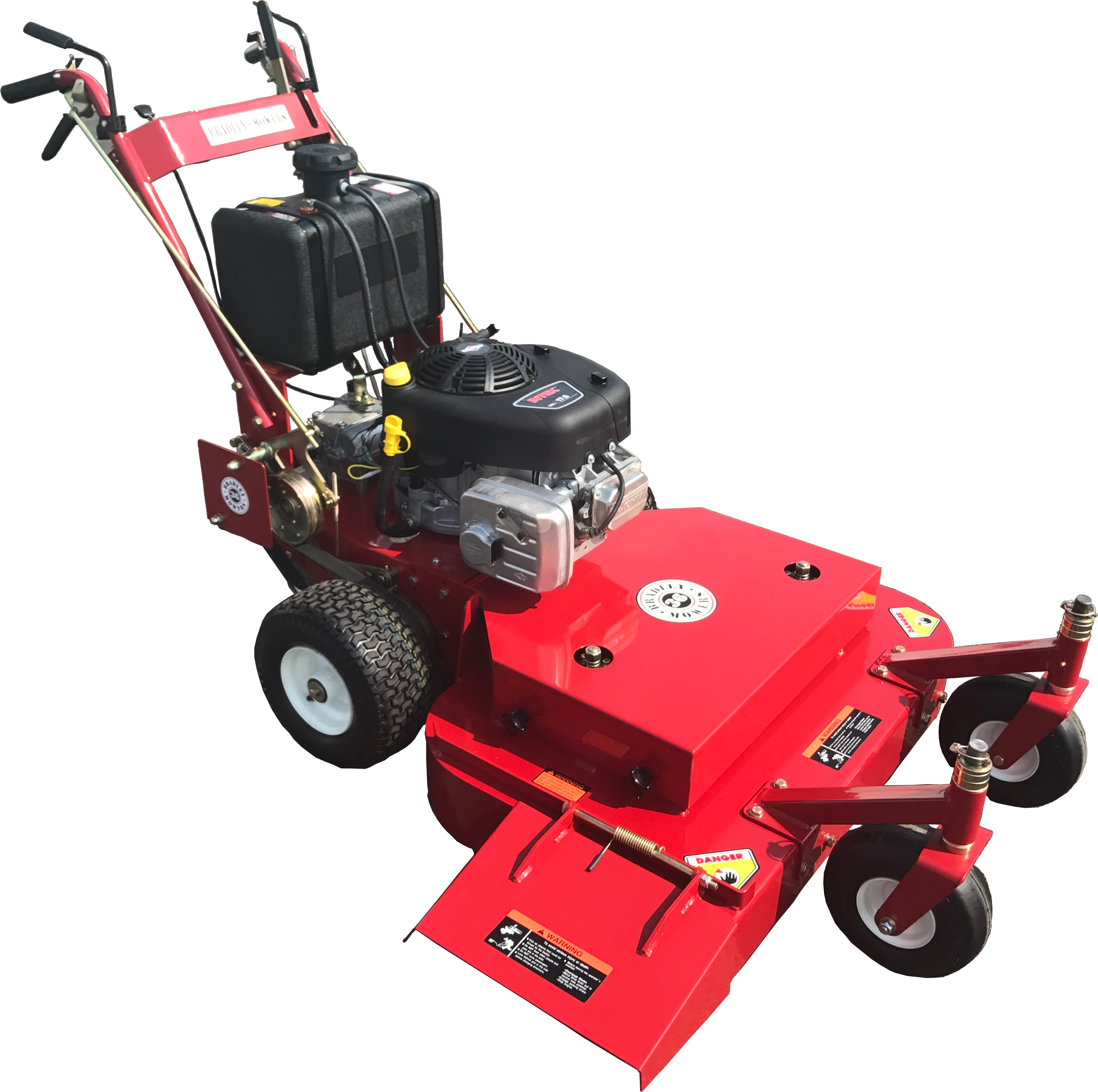 Bradley Mowers 36bd Bs17 36" Belt Drive Walk Behind - Lawn Mower (2921x2905), Png Download