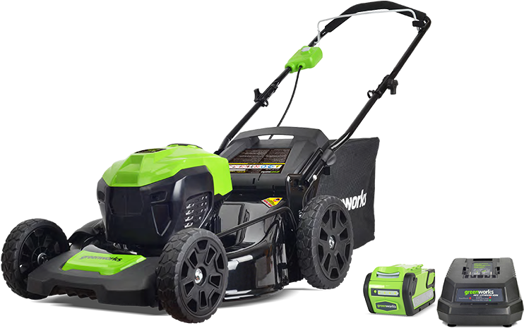 40v 20in Digipro Mower - Walk-behind Mower (980x494), Png Download