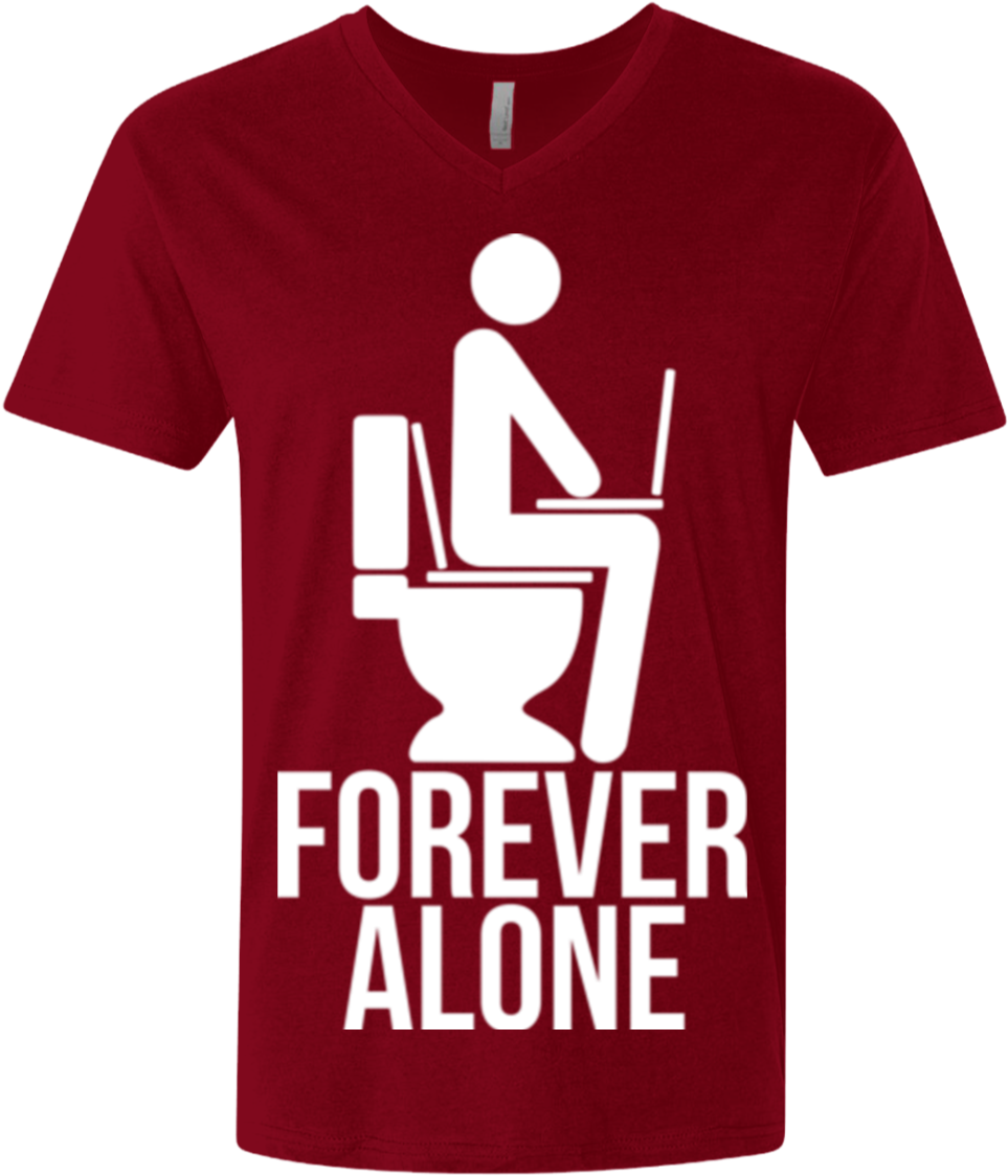 Forever Alone Men's Premium V-neck - Reyez I Do This All (1155x1155), Png Download