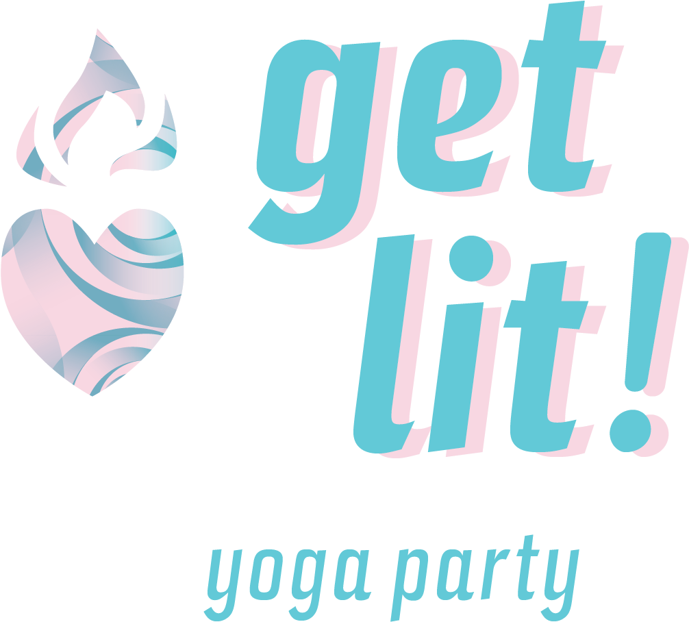 Get Lit Yoga Party - Graphic Design (1501x1500), Png Download