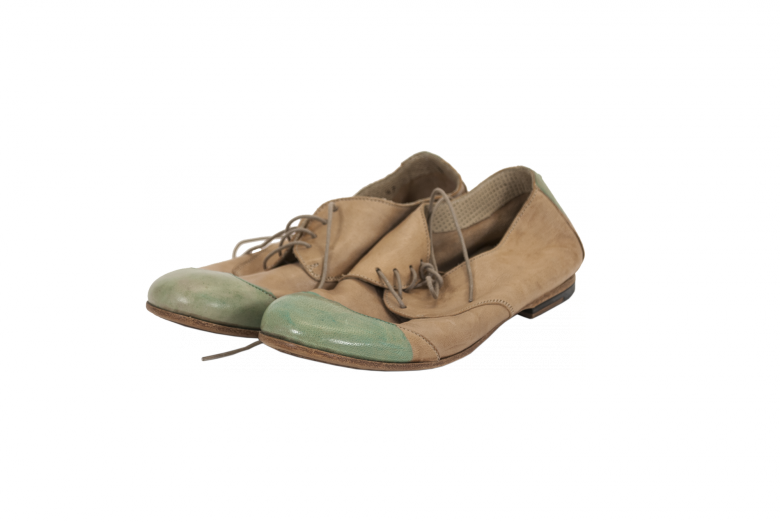 Woman Ballerina Flat Laced Color Pushpin Dancer - Slip-on Shoe (780x522), Png Download