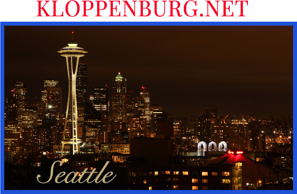 Seattle-withblue - Seattle (972x661), Png Download