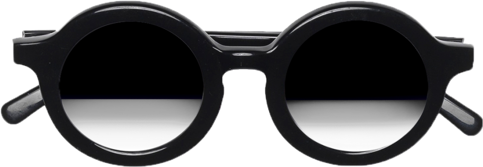 Beau Loves Black Gradient Shades - Plastic (960x720), Png Download