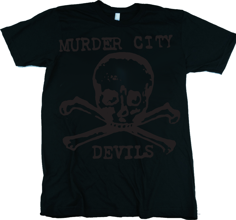 Black Skull And Crossbones On Black Shirt - Active Shirt (1000x934), Png Download