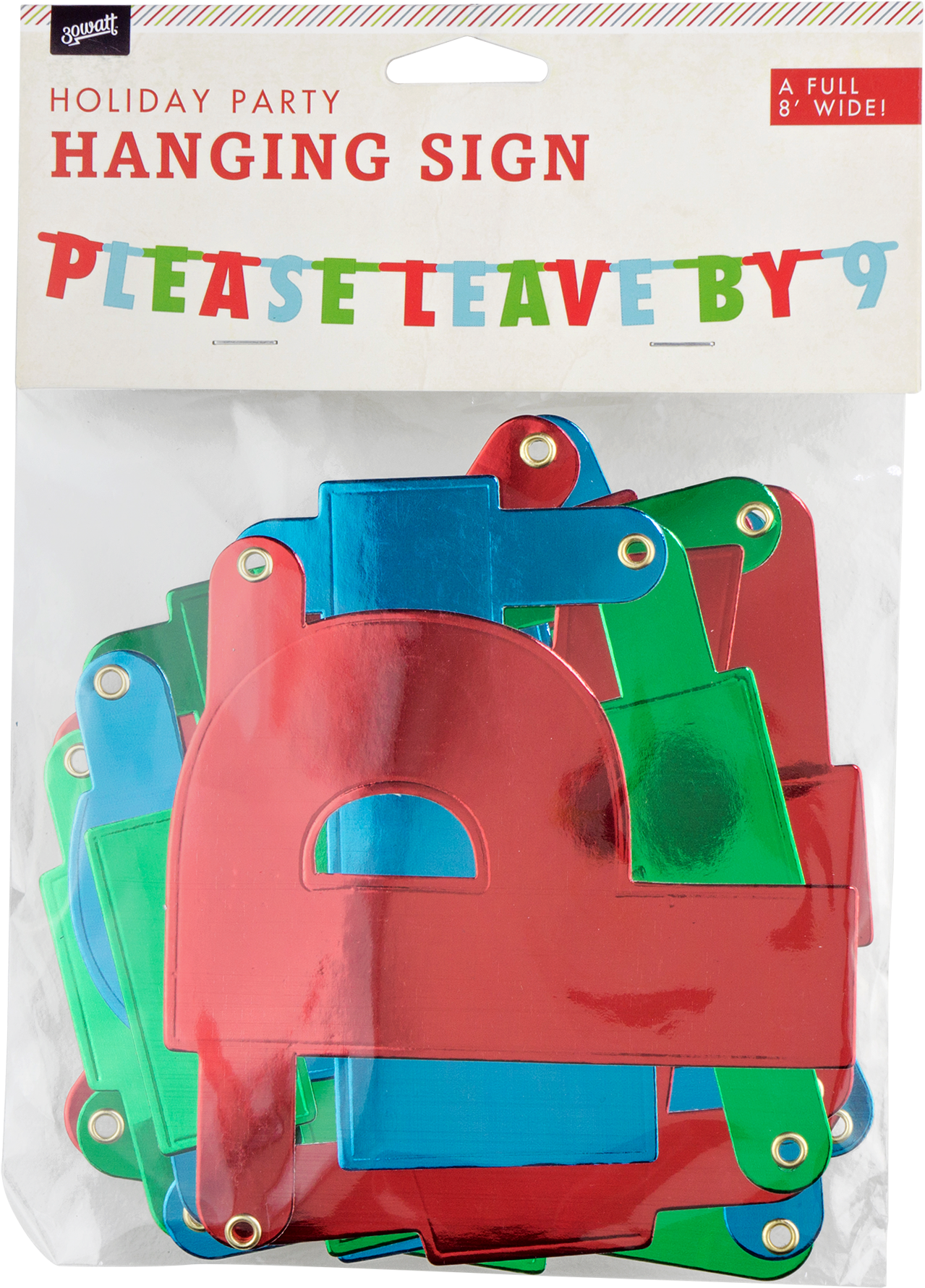 "please Leave By 9" Hanging Sign - Playmat (2000x2000), Png Download